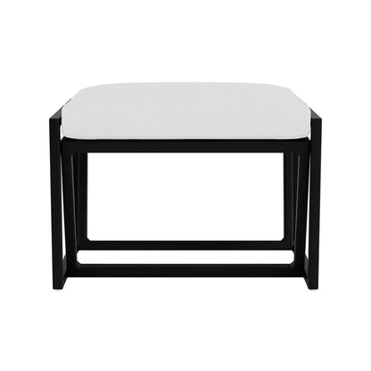 Lloyd Flanders Summit Aluminum Frame Outdoor Ottoman