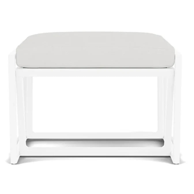 Lloyd Flanders Summit Aluminum Frame Outdoor Ottoman