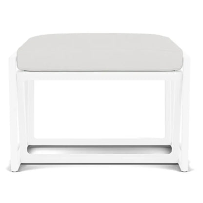 Lloyd Flanders Summit Aluminum Frame Outdoor Ottoman