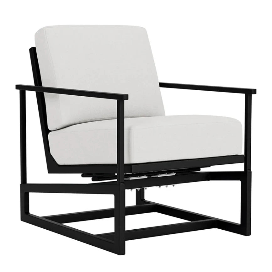 Lloyd Flanders Summit Spring Aluminum Frame Outdoor Rocker