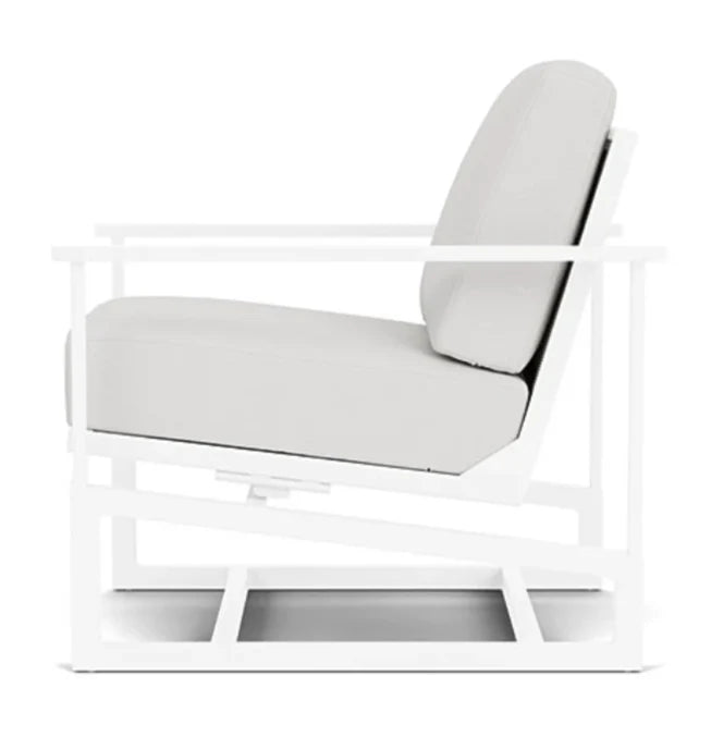 Lloyd Flanders Summit Spring Aluminum Frame Outdoor Rocker