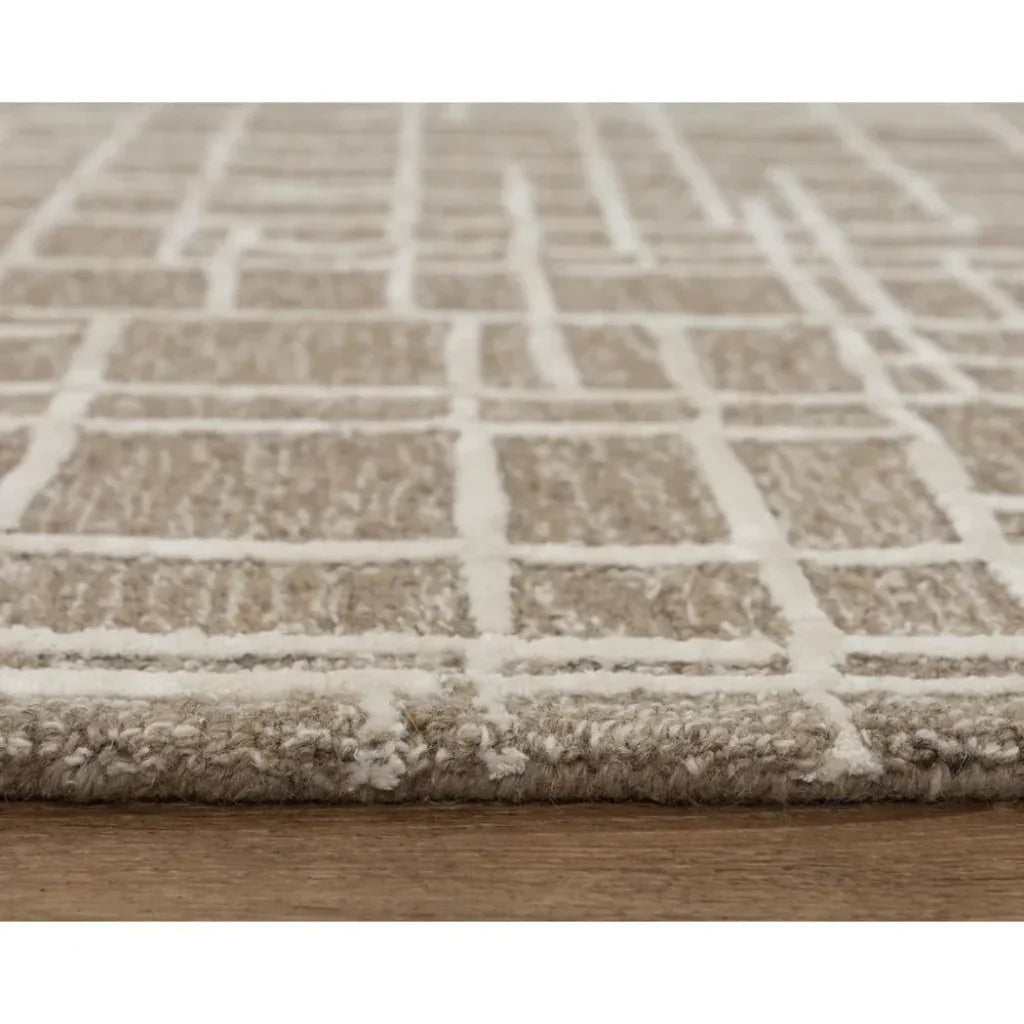 Baby Geometric Brown Area Rugs For Living Room -- brown