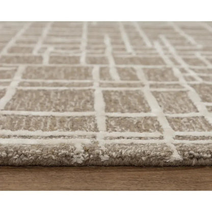 Baby Geometric Brown Area Rugs For Living Room -- brown