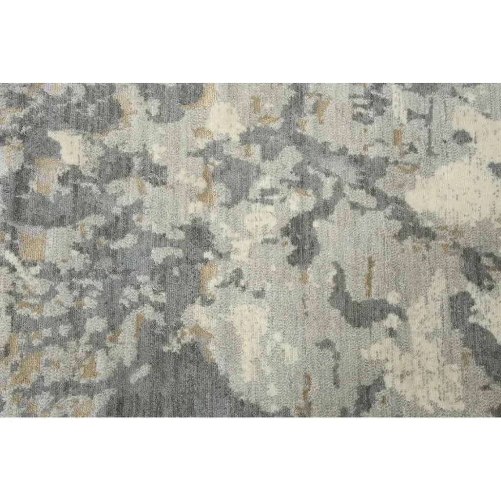 Brau Abstract Gray Large Area Rugs For Living Room - LOOMLAN - LOOMLAN - Area Rugs
