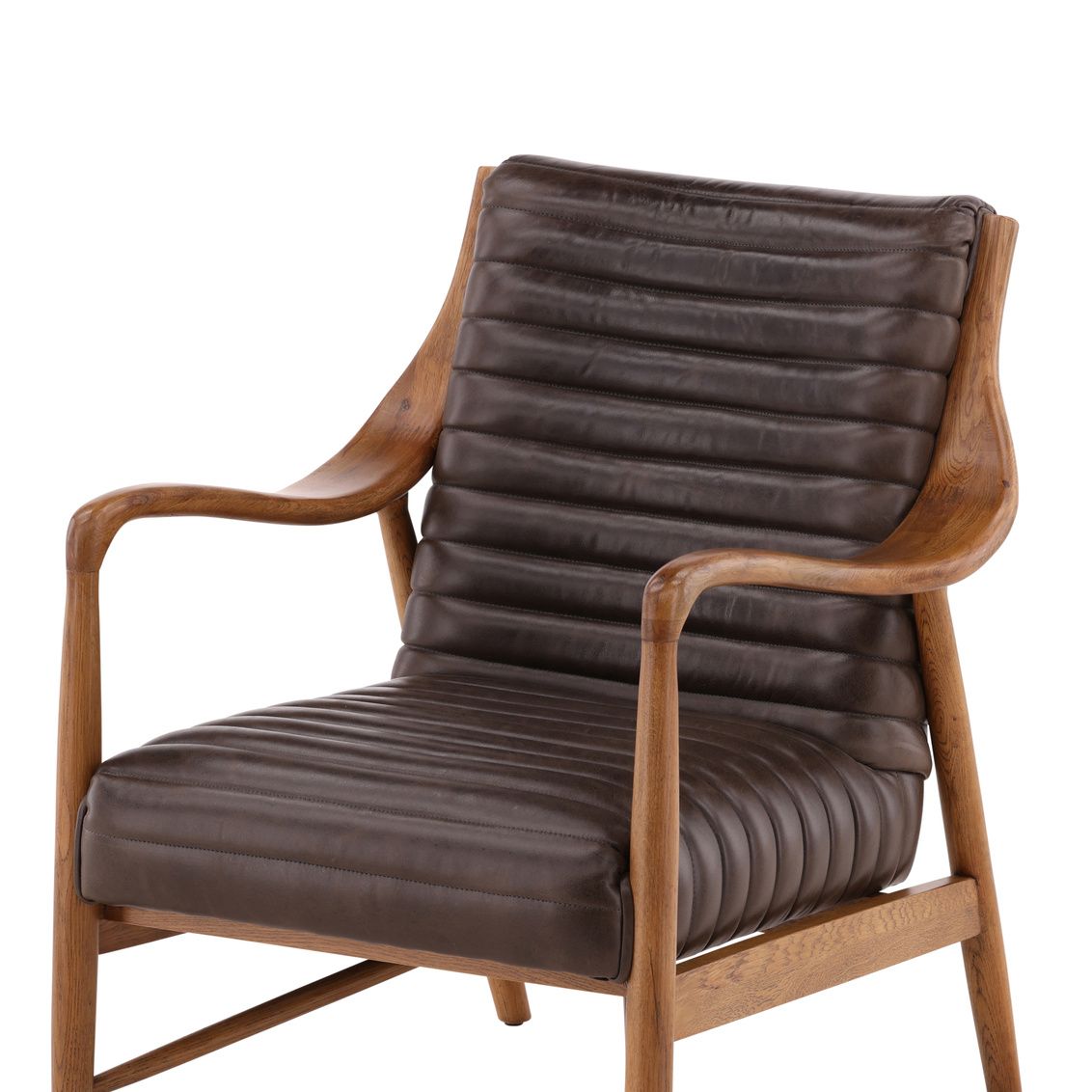 Furniture Classics Baxter Dark Brown Leather Occasional Chair