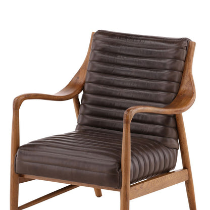 Furniture Classics Baxter Dark Brown Leather Occasional Chair