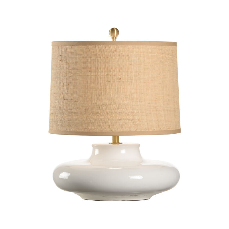 Chelsea House Gainsboro White Ceramic Base Table Lamp