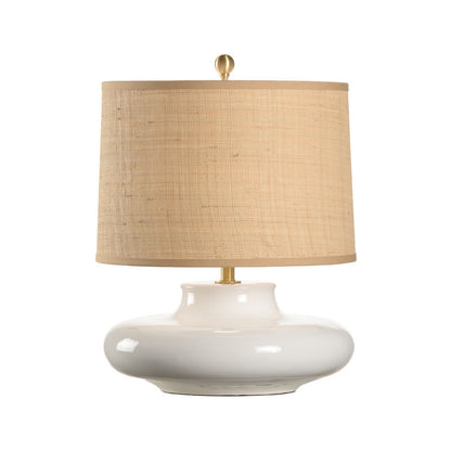Chelsea House Gainsboro White Ceramic Base Table Lamp