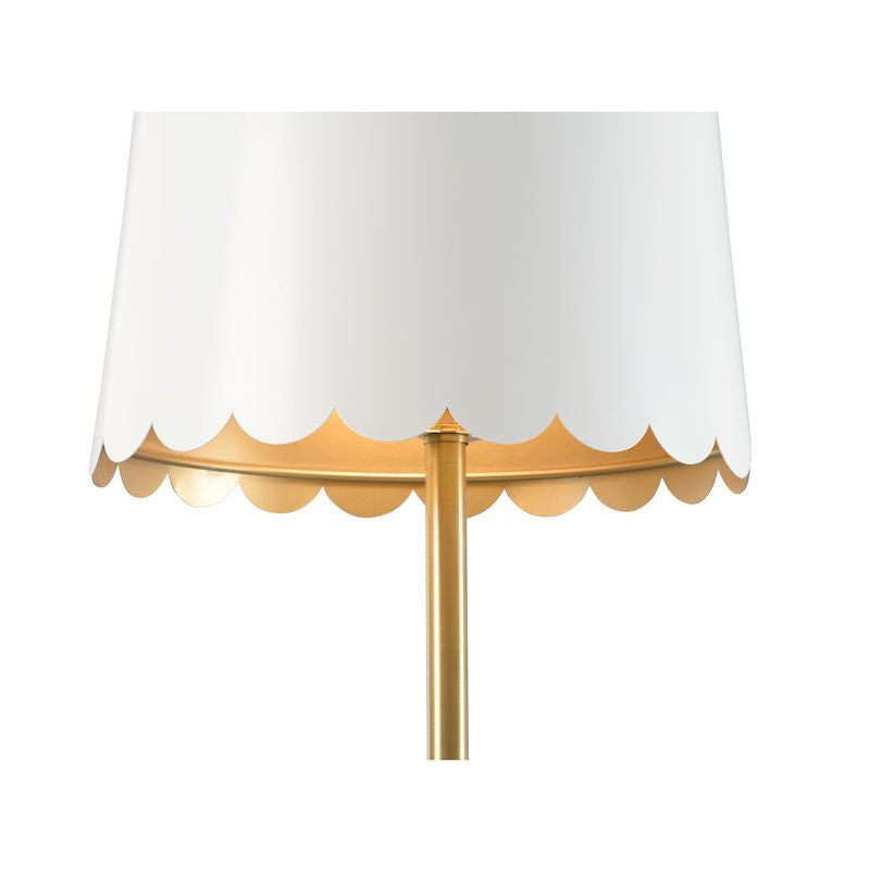 Wildwood Mirasol Brass Base Golden Table Lamp