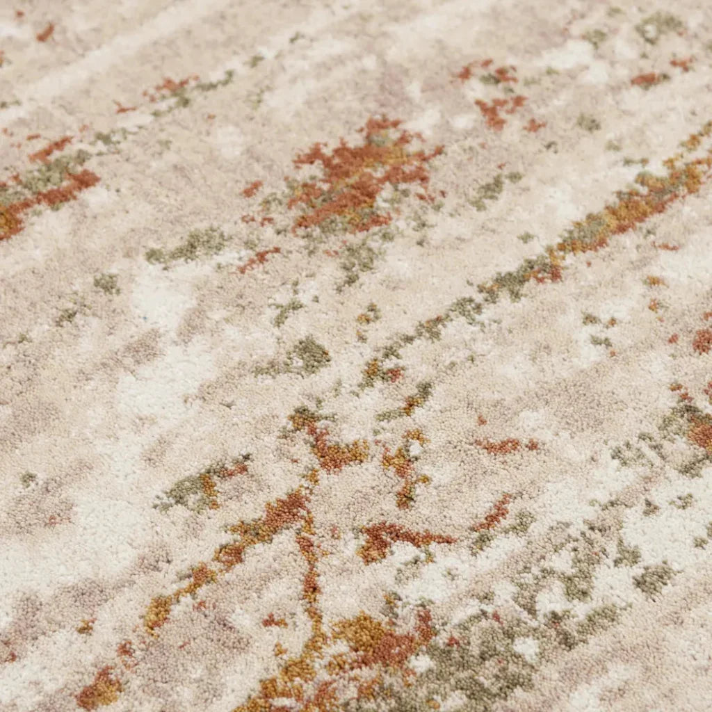 Deti Stripe Rust Large Area Rugs For Living Room - LOOMLAN - LOOMLAN - Area Rugs
