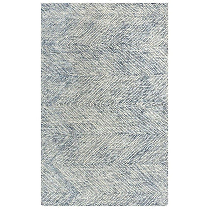 Cacy Chevron Navy Area Rugs For Living Room