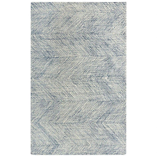 Cacy Chevron Navy Area Rugs For Living Room