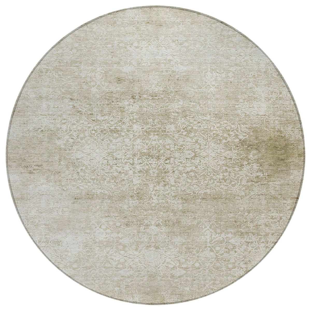 Kaelas Brown Washable Indoor-Outdoor Rug