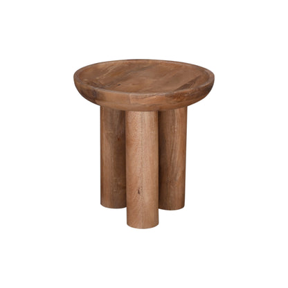 Blair Wood Brown Round End Table