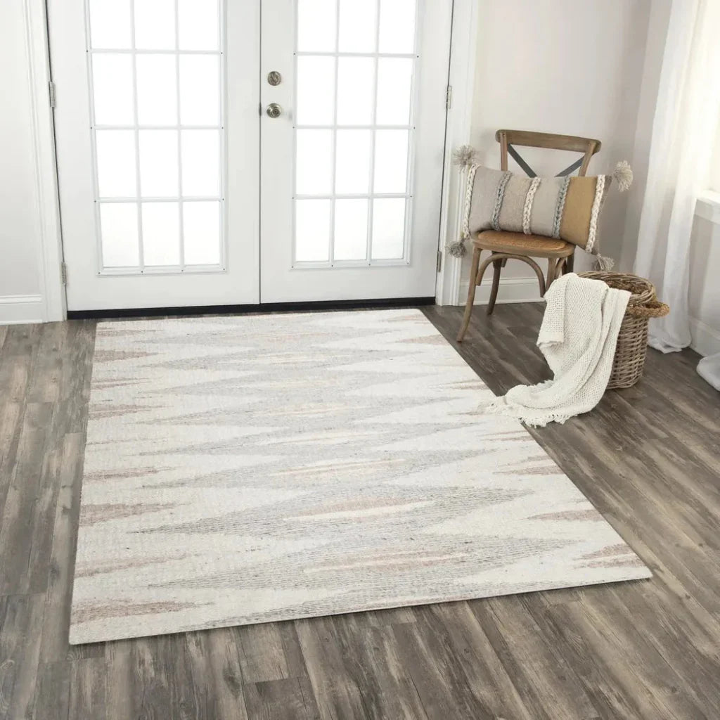 Chat Geometric Beige Area Rugs For Living Room -- beige