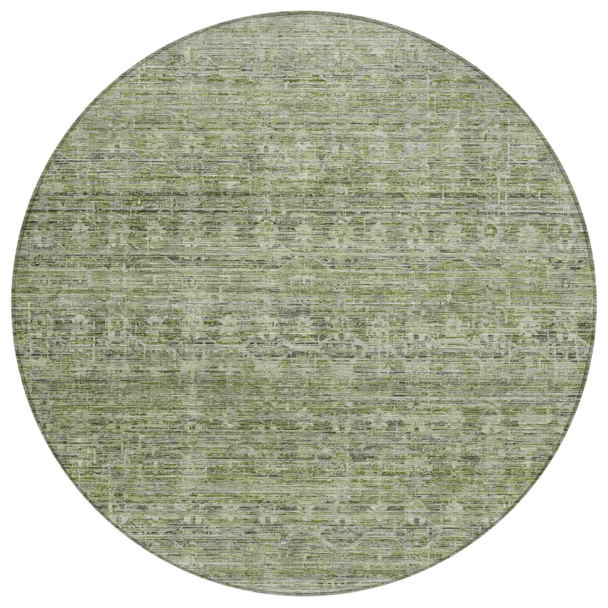 Irion Green Washable Indoor-Outdoor Rug