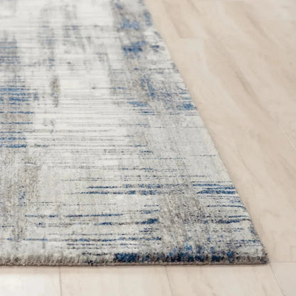 Amay Abstract Gray Large Area Rugs For Living Room -- gray