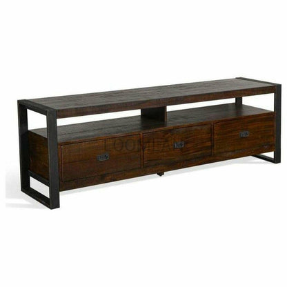 78" TV Stand Media Console Modern Rustic Industrial Cabinet TV Stands & Media Centers Sideboards and Things By Sunny D