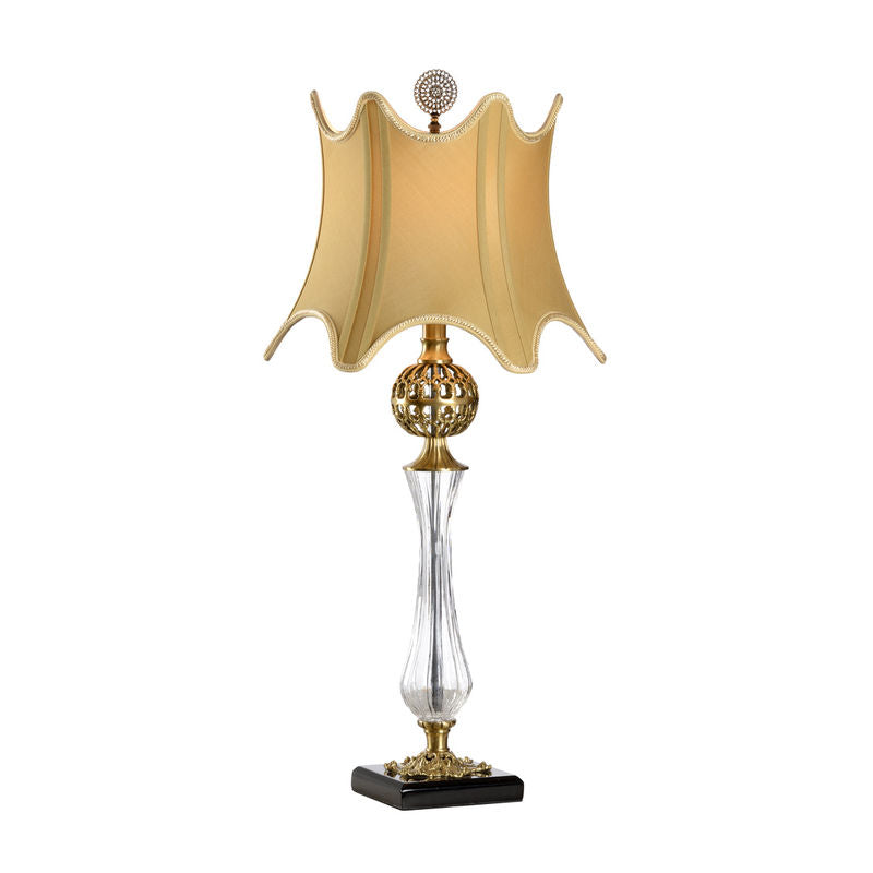 Chelsea House Daines Accent Brass And Glass Design Table Lamp