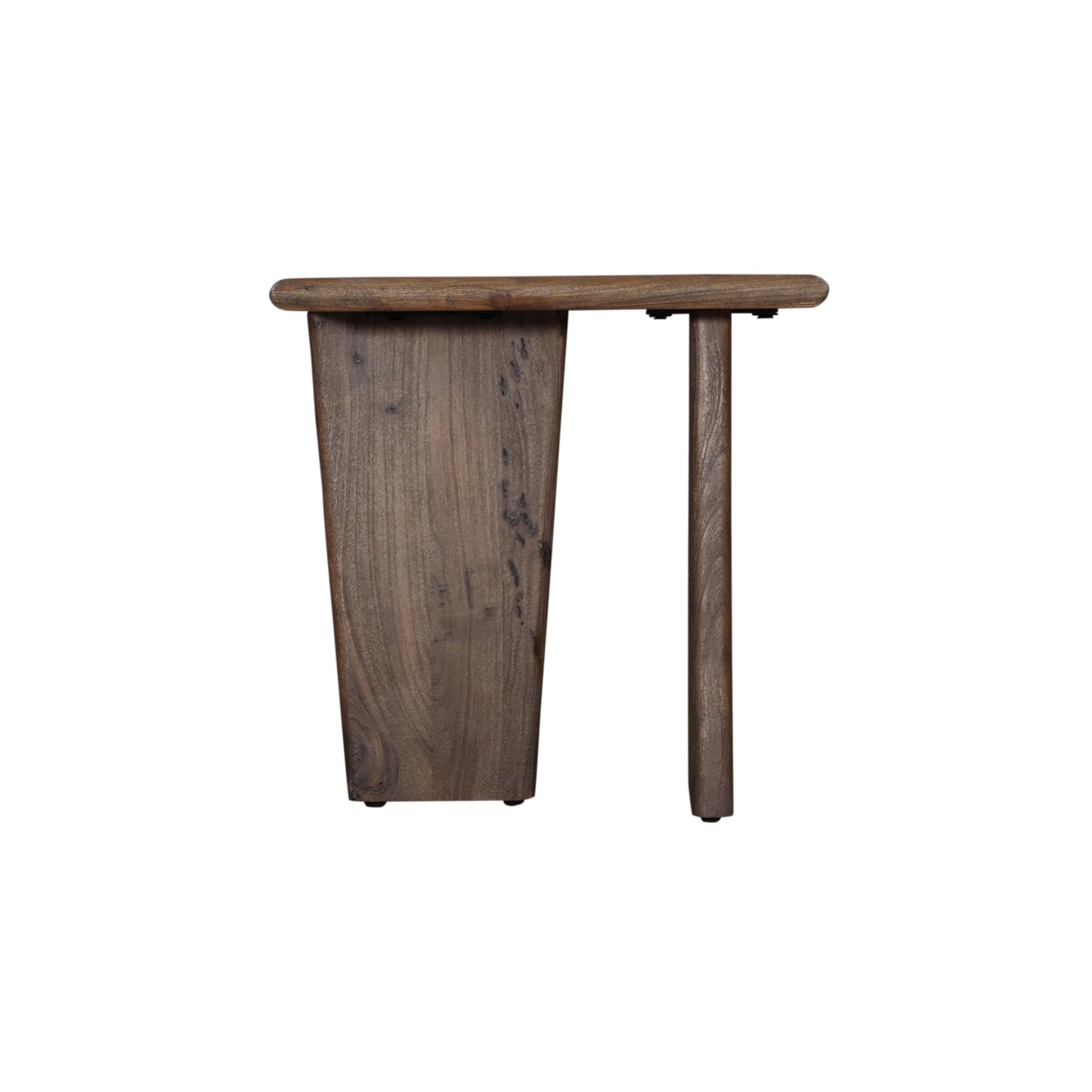 Lasso Wood Brown Square End Table