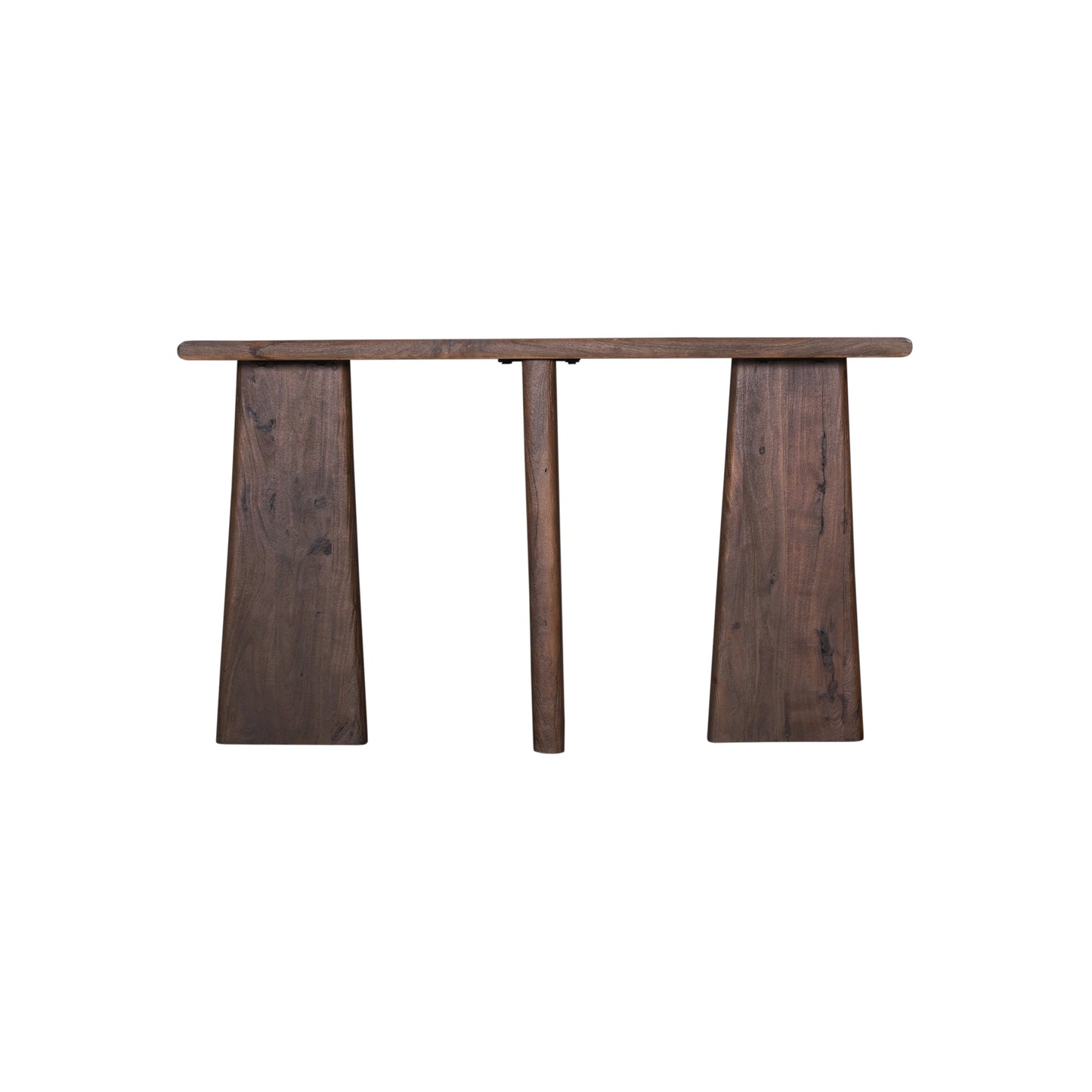 Lasso Wood Brown Rectangular Console Table