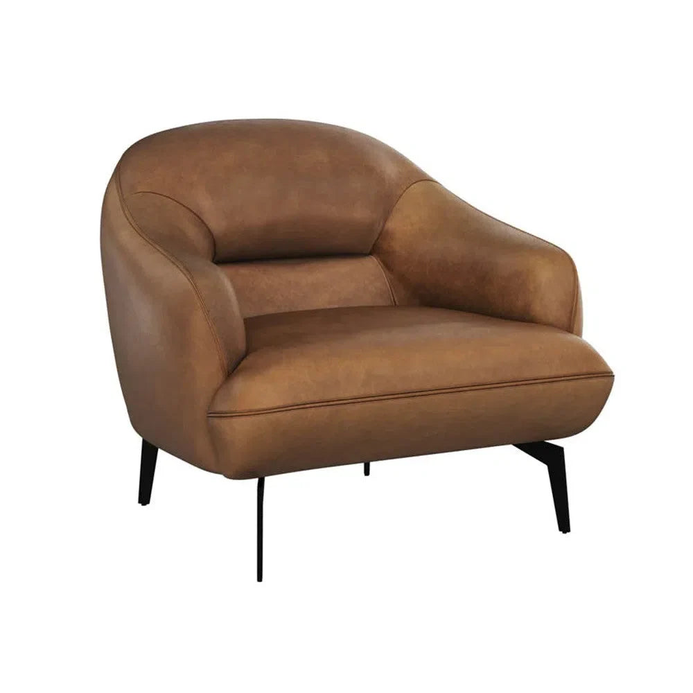 Armani Leather Upholstered Armchair