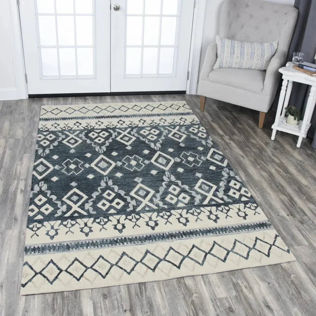 Case Tribal Motif Natural Large Area Rugs -- natural