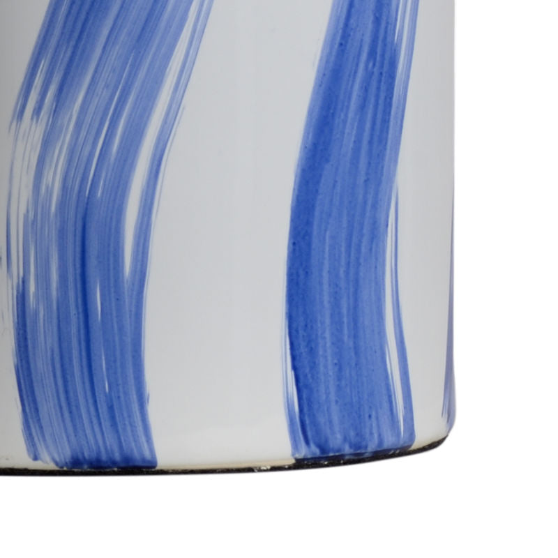 Chelsea House Brush Stroke Blue Abstract Design Table Lamp