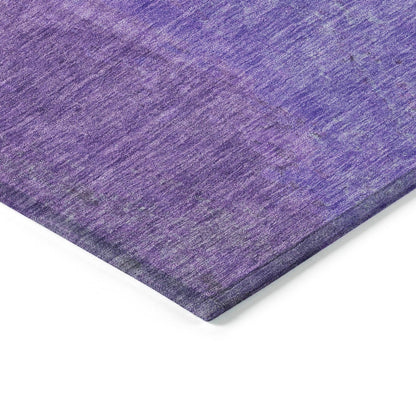 Iriion Purple Washable Indoor-Outdoor Rug