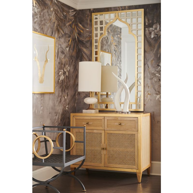Chelsea House Charlotte Natural White Alabaster Table Lamp