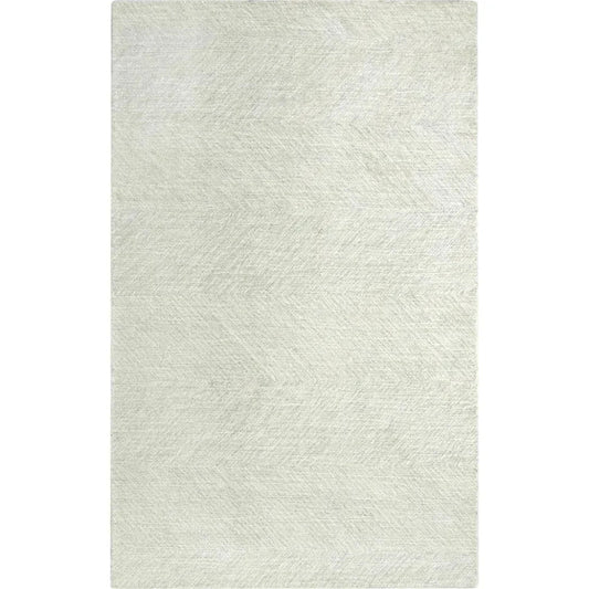 LOOMLAN Cafi Chevron Light Gray Area Rugs