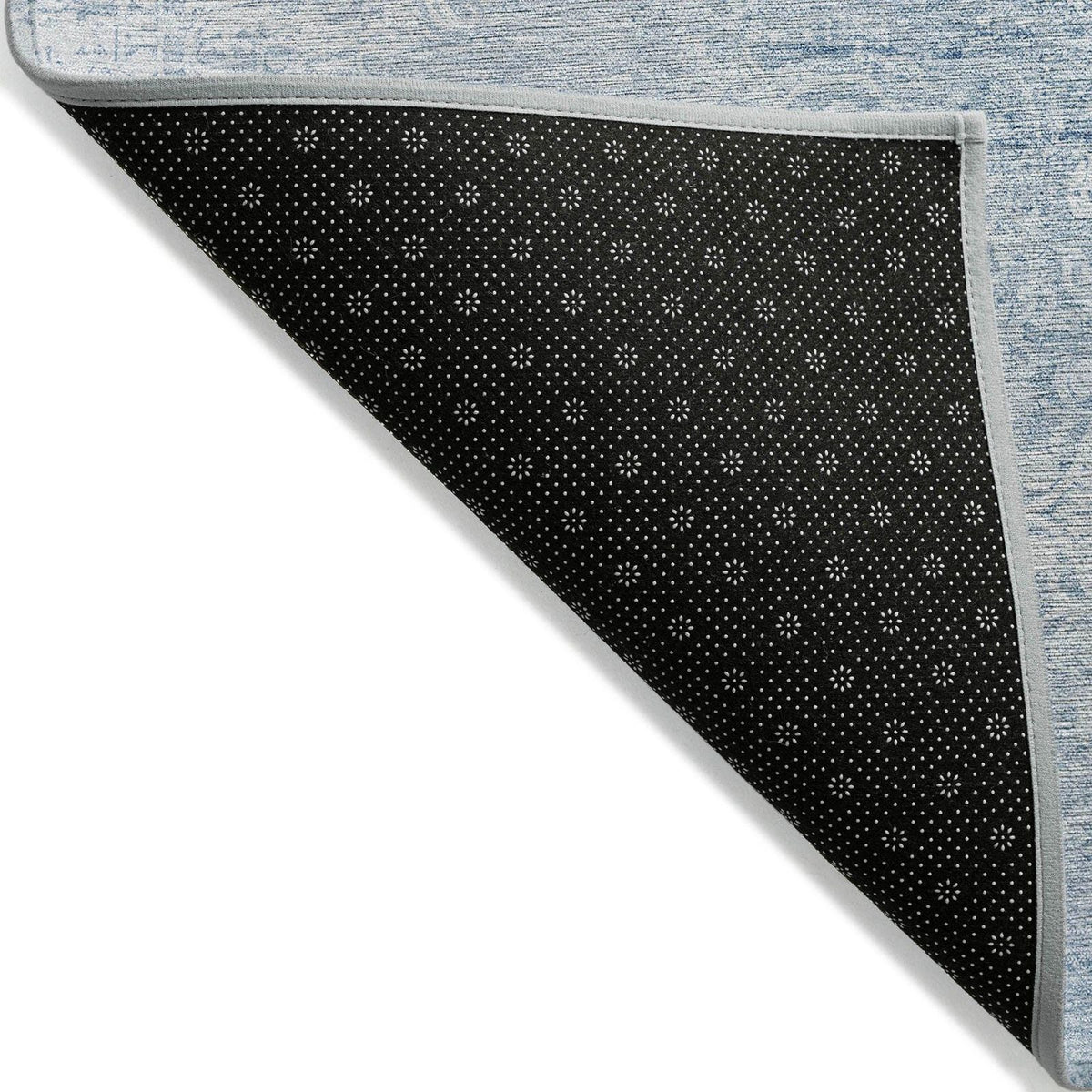 Kaelas Blue Washable Indoor-Outdoor Rug