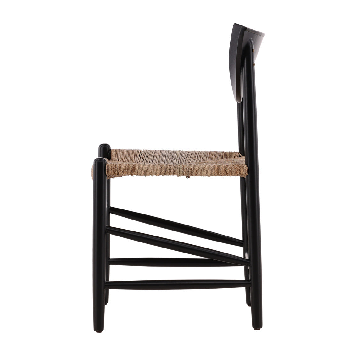 Furniture Classics Simpson Handwoven Seagrass Seat Side Chair 2PC