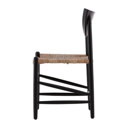 Furniture Classics Simpson Handwoven Seagrass Seat Side Chair 2PC