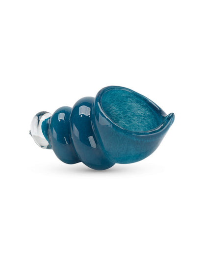 Ariel Blue Glass Shells (Set of 2)