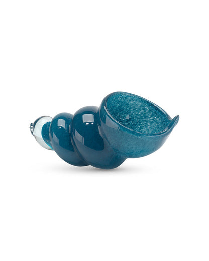 Ariel Blue Glass Shells (Set of 2)