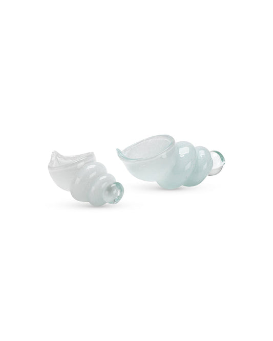 Ariel Blown Glass Shells (Set of 2)