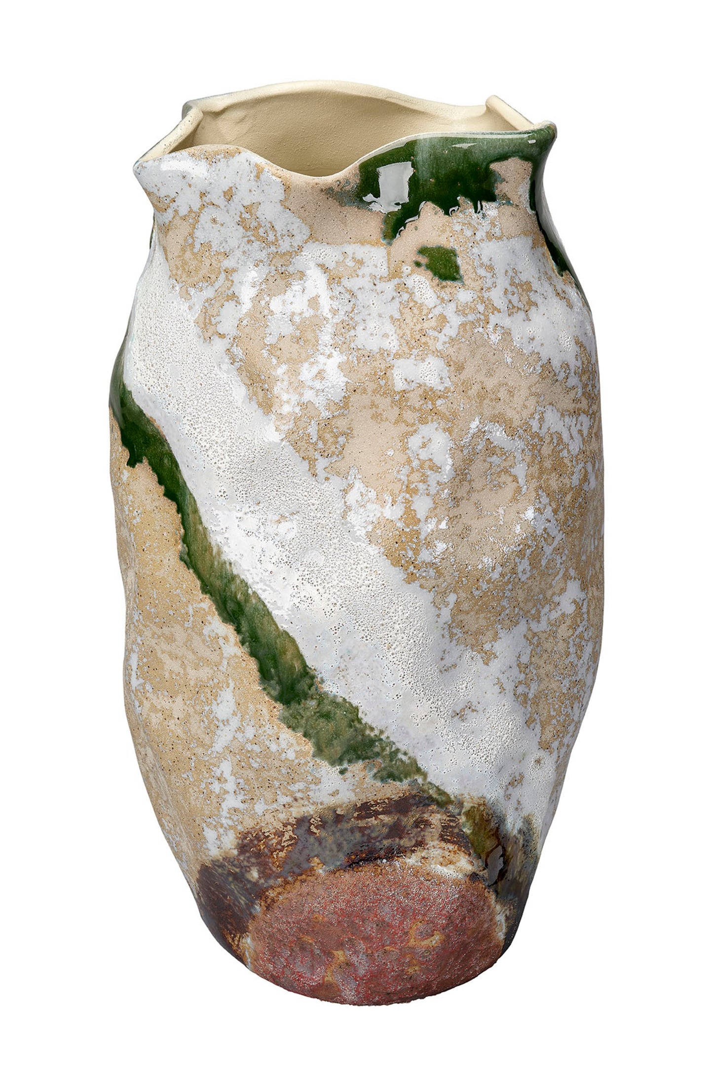 Sandcastle Ceramic Decorative Large Vase by Jamie Young