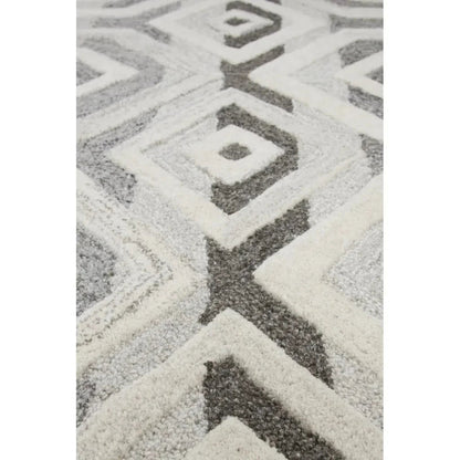 Clap Geometric Gray Large Area Rugs For Living Room -- gray