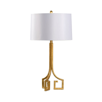 Corinth Gold Geometric Design Table Lamp