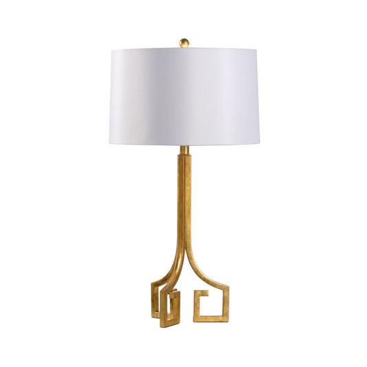 Chelsea House Corinth Gold Geometric Design Table Lamp