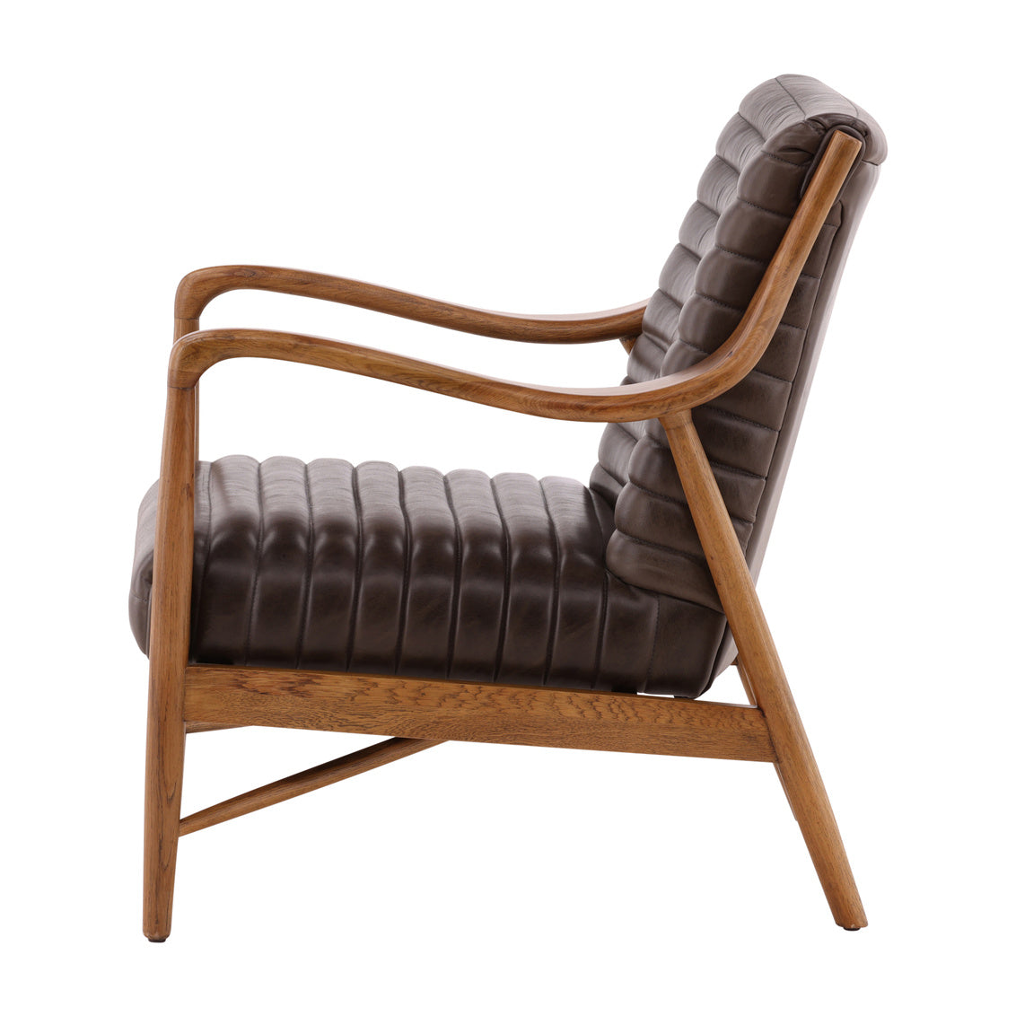 Furniture Classics Baxter Dark Brown Leather Occasional Chair