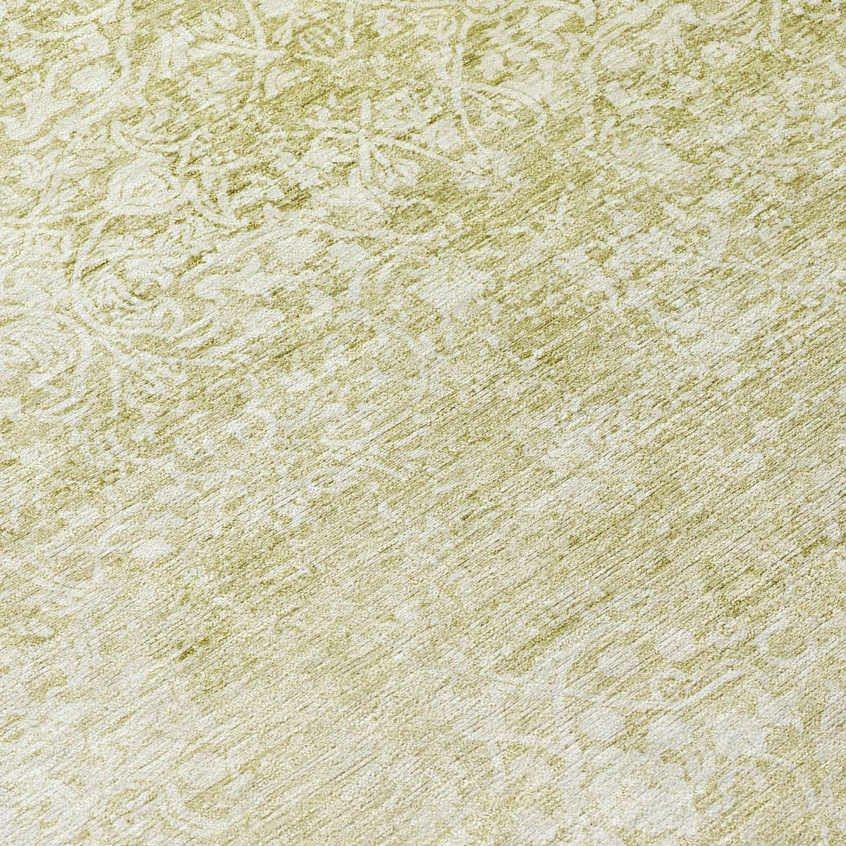 Kaelas Gold Washable Indoor-Outdoor Rug
