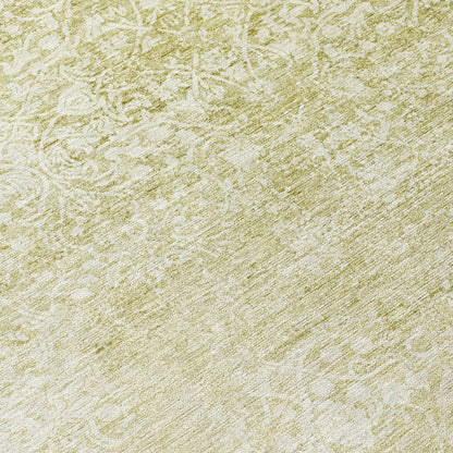Kaelas Gold Washable Indoor-Outdoor Rug