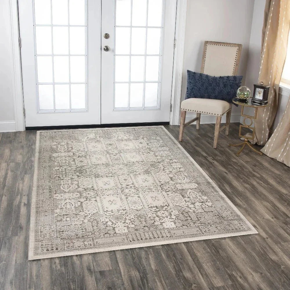 Brek Persian Ivory Area Rugs For Living Room -- ivory