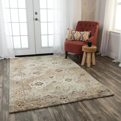 Alpa Medallion Green Large Area Rugs For Living Room -- green