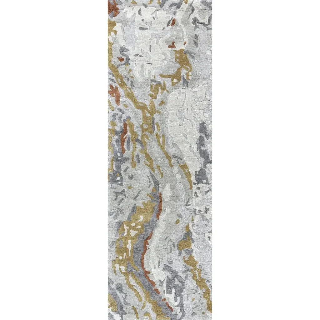 Cams Abstract Gray Large Area Rugs For Living Room - LOOMLAN - LOOMLAN - Area Rugs