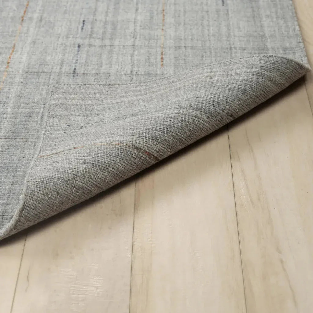 Azer Solid Dark Gray Area Rugs For Living Room -- gray