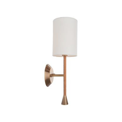 Wildwood Jaxson Wrapped Rattan Arm Wall Sconce