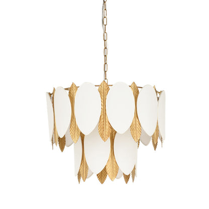 Frondeggiare Gold Leaf Design Chandelier